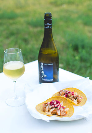 Artisan made wines paired with fresh, seasonal tacos